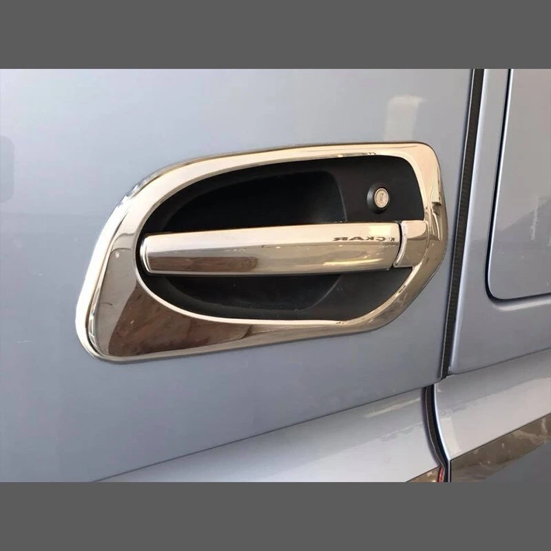 For Mercedes ACTROS MP4-MP5 Compatible Door Handle Chrome Left and Right 2 Piece Set Trailer Truck Accessories Stainless Steel High Quality designed