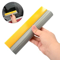 foshio 23cm handle turbo squeegee window tint rubber blade scraper silicone water wiper snow shovel house glass cleaning tool