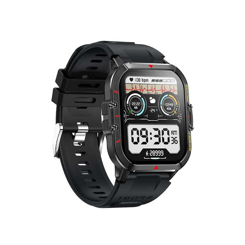 

Мужские Смарт-часы T21 с Bluetooth, функцией SOS, голосовым помощником, монитором сердечного ритма, защитой класса IP67, экраном 1,96 дюйма для фитнеса и спорта