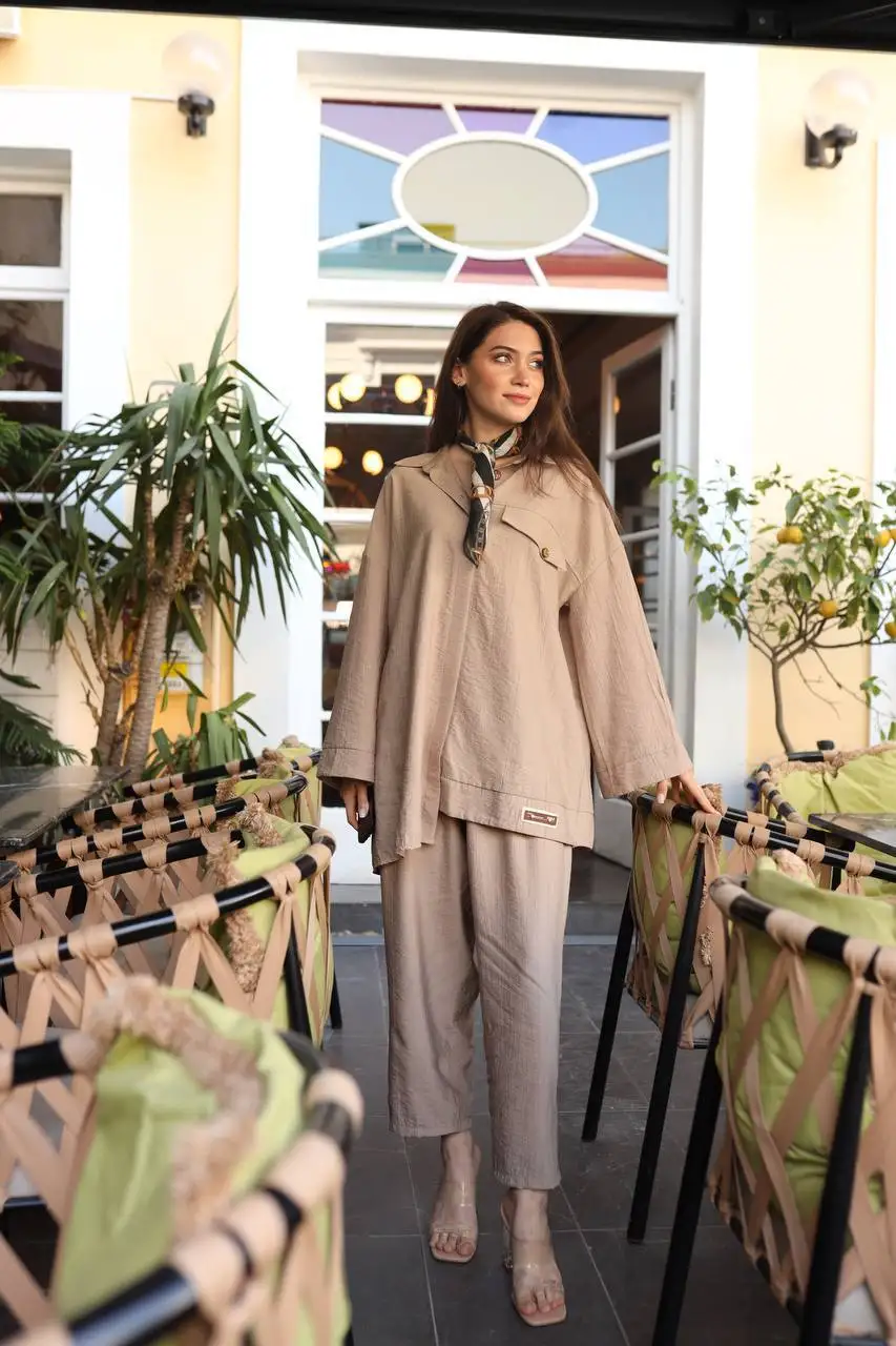 

Ayse комплект из 2 предметов, скромный модный спортивный костюм, мусульманская женская одежда, одежда для активного отдыха, туника, турецкие платья