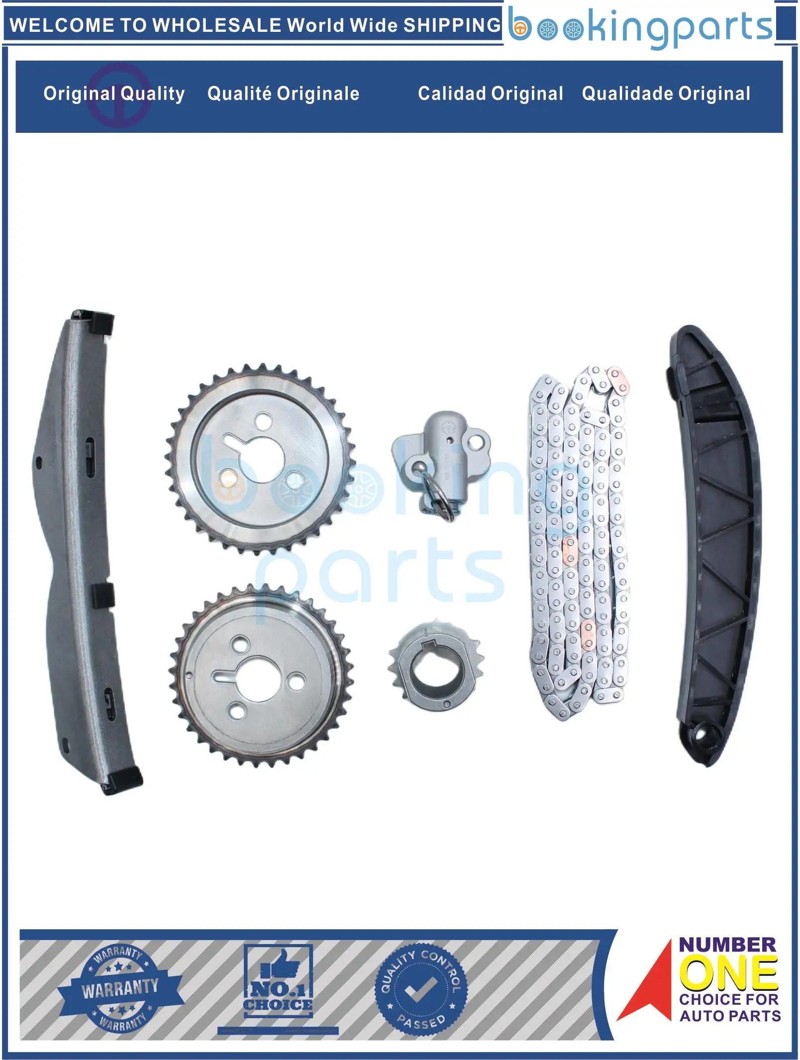 Набор для ремонта цепи ГРМ TCK84087 96416302 96416303 96416304 96416306 24538126 TK1077 CHEVROLET SPARK(M300) 2010 ~ 1