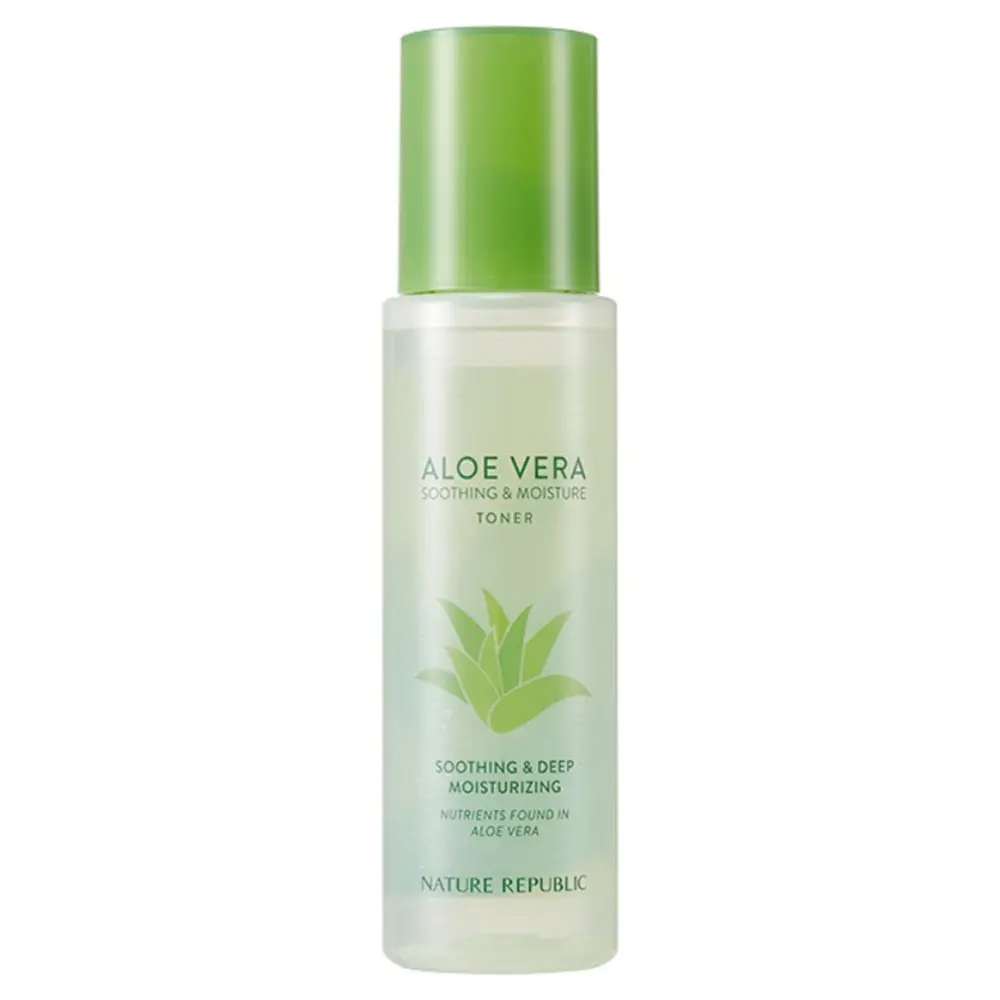Nature Republic Aloe Vera Soothing and Moisture 90% Toner Увлажняющий тонер для лица c алоэ вера 155 мл |