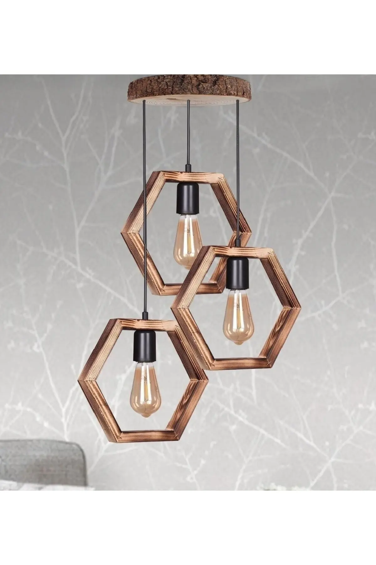 

Деревянная веревка, 3 шт. и 2 шт. на выбор с деревенской люстрой, освещенная стильная ретро-гостиной, гостиной, качество дома