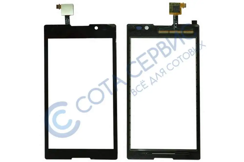 Тачскрин (сенсор) для Sony C2305 Xperia C черный |