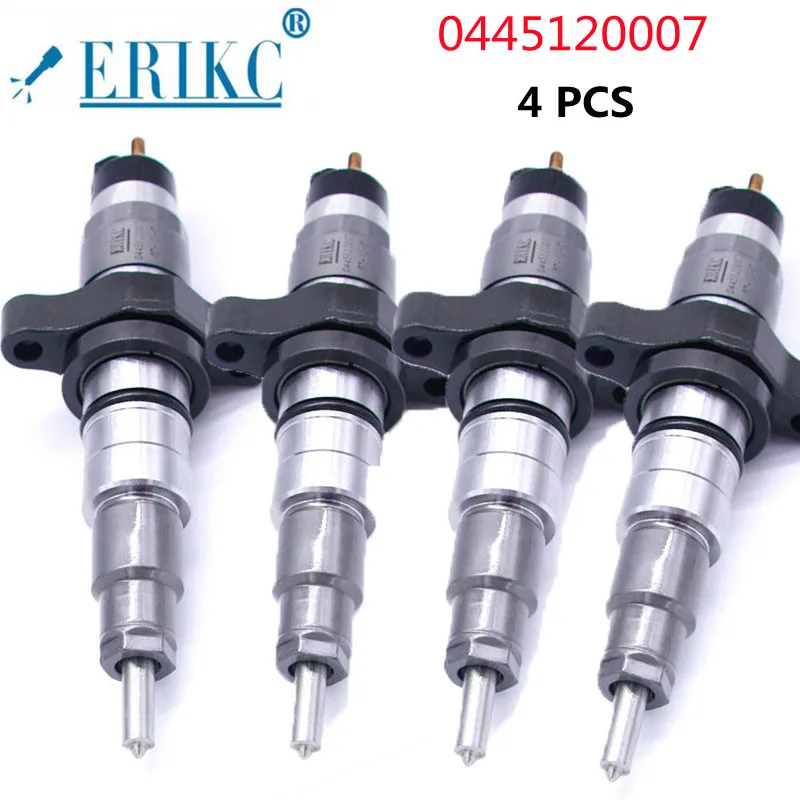 

ERIKC 4 PCS 0445120007 Brand NEW Auto Diesel Engine Injection 0 445 120 007 For Cummins 2830224 0 986 435 508 0445 120 007