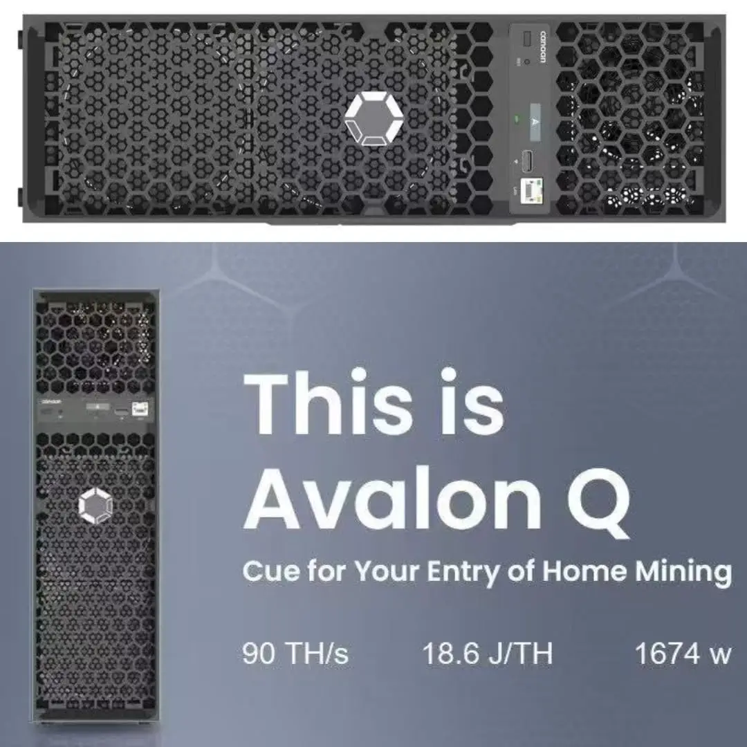 Фото А. ЛУЧШАЯ ПОДБОРКА: КУПИТЕ 3, ПОЛУЧИТЕ 2 БЕСПЛАТНО. Майнер Canaan Avalon Q 90TH/s SHA-256 для биткойнов, энергоэффективный и малошумный, для домашнего использования. №2