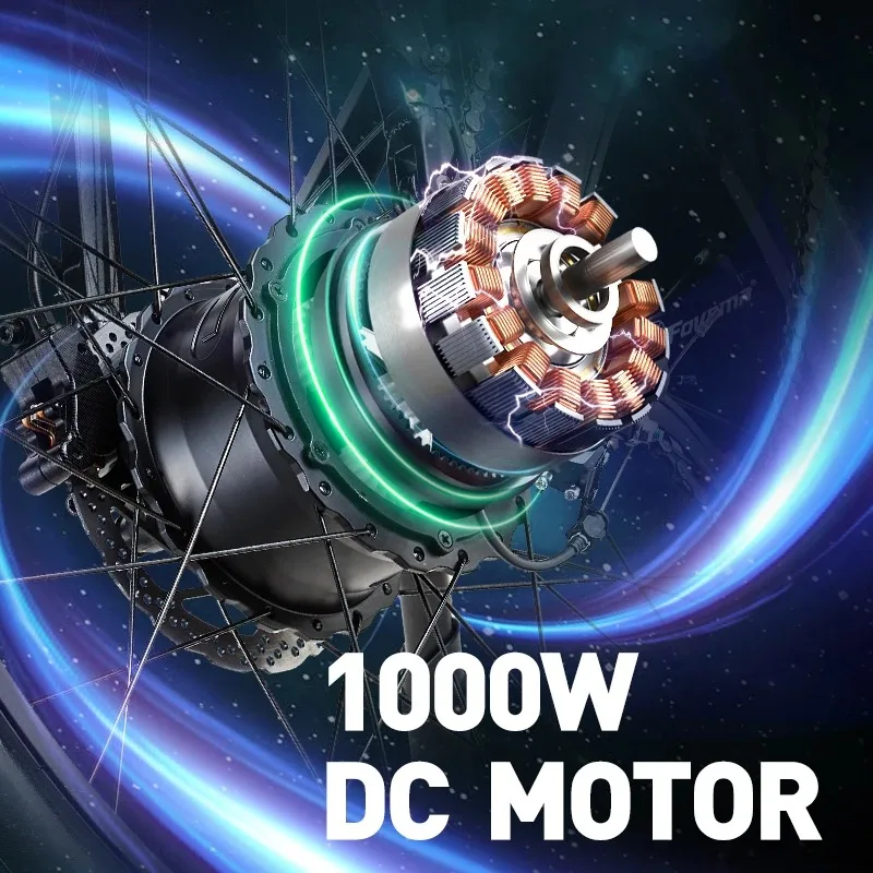 Электрический велосипед JINGHMA R5 1000 Вт 26-дюймовый Мужской с 4 0 толстыми шинами