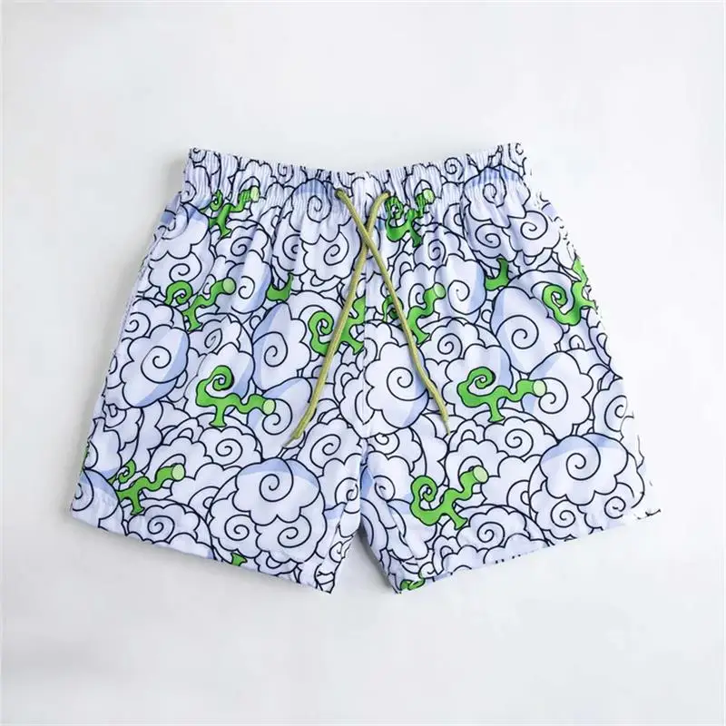 Japanese Anime Shorts Pants Manga Cartoon Funny Men's Oversized Loose Youth Gothic Harajuku Beach Gym Pants 6XL