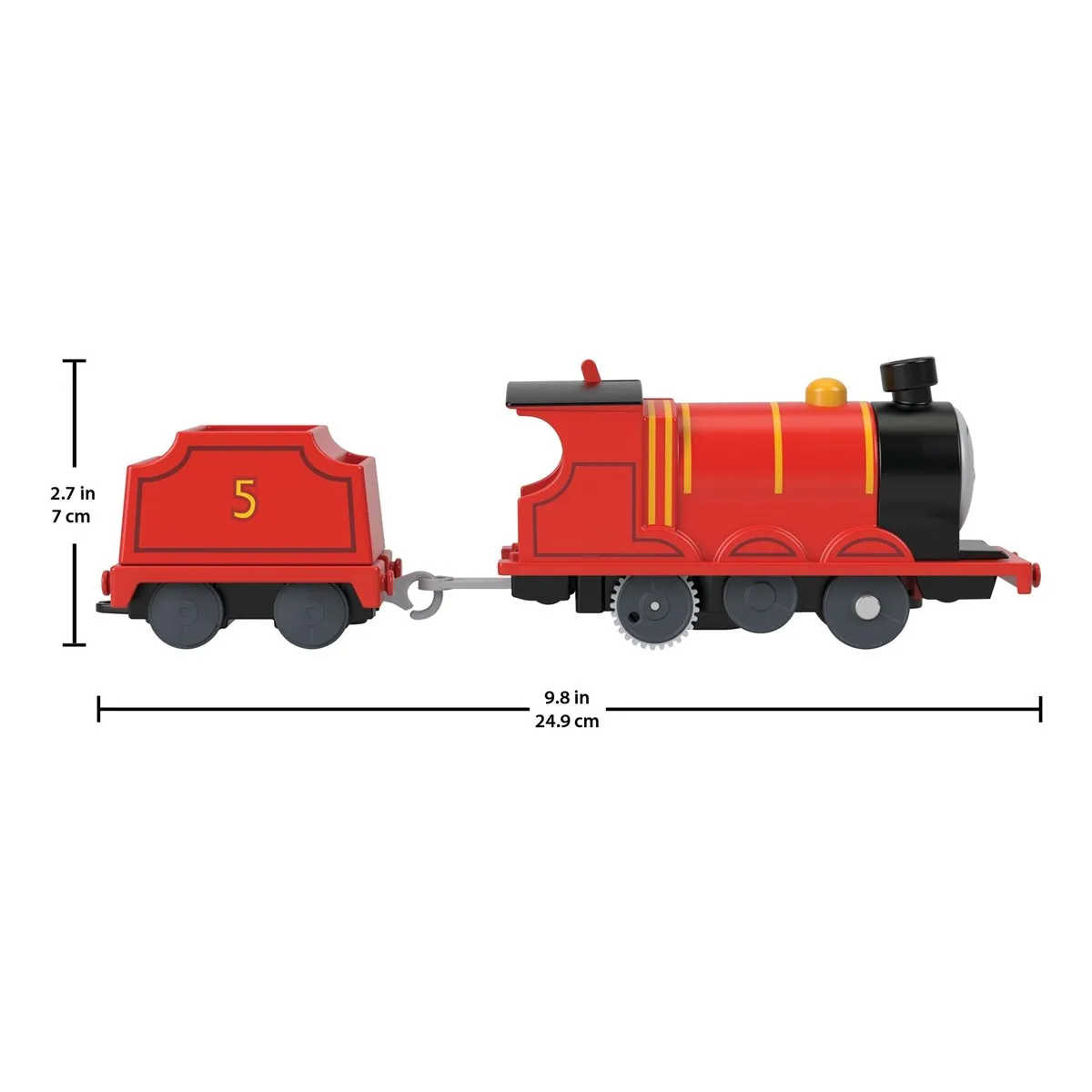 Набор поездов Thomas and Friends HDY70 оригинальный моторизованный набор Джеймс детская