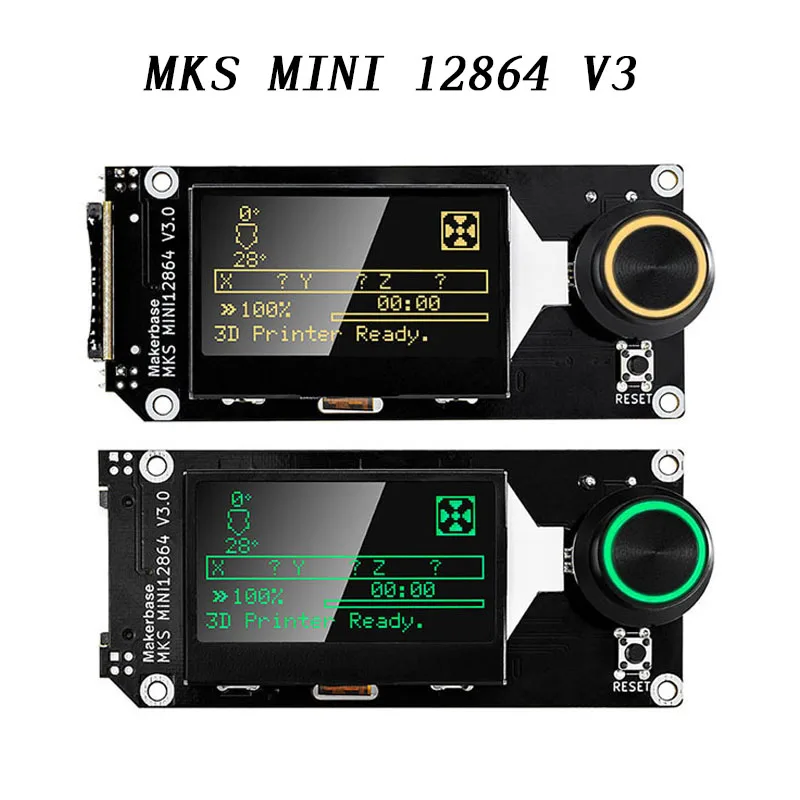 Makerbase MKS MINI 12864 V3 материнская плата с ЖК-дисплеем умный экран дисплея запчасти для