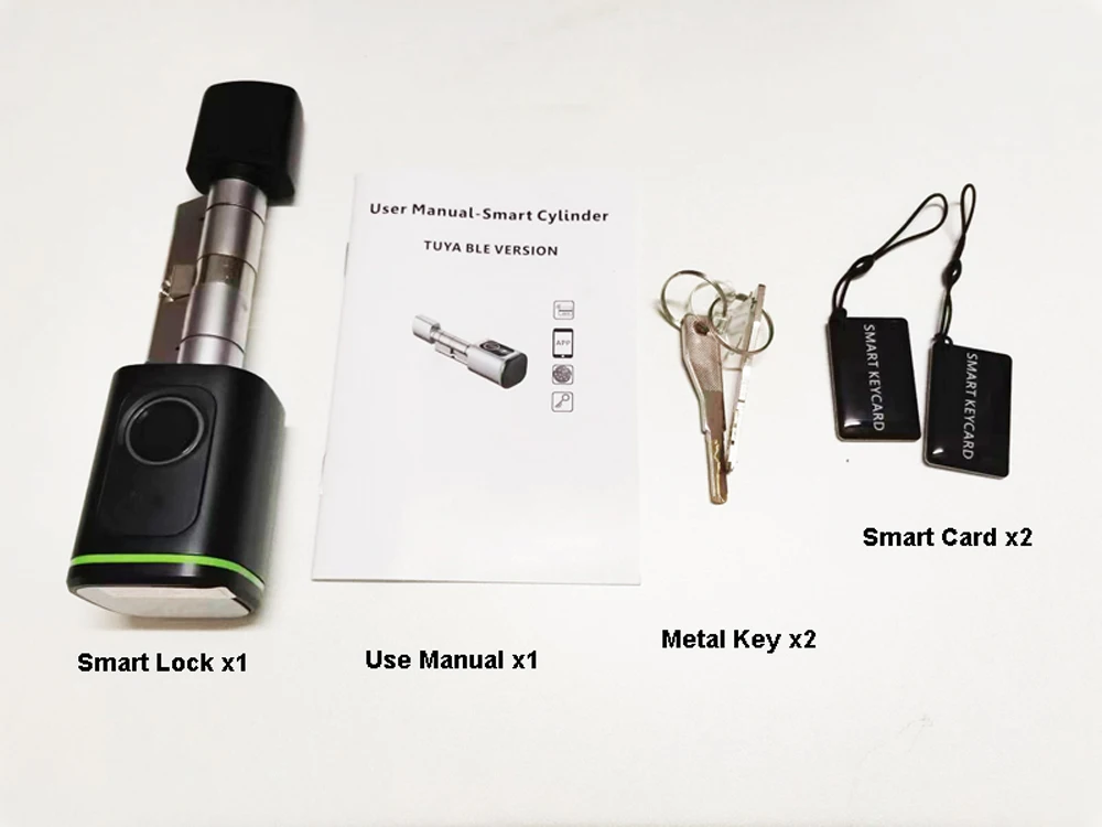 Дверной смарт-замок Tuya или TTLock электронный цилиндрический замок с поддержкой