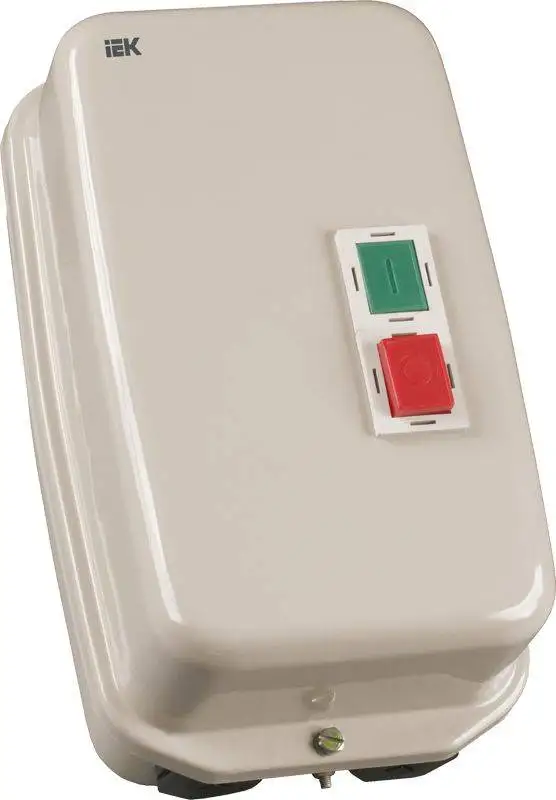 Пускатель магнитный КМИ 65А катушка управления 220В АС IP54 с кнопками П+С РТИ-3362