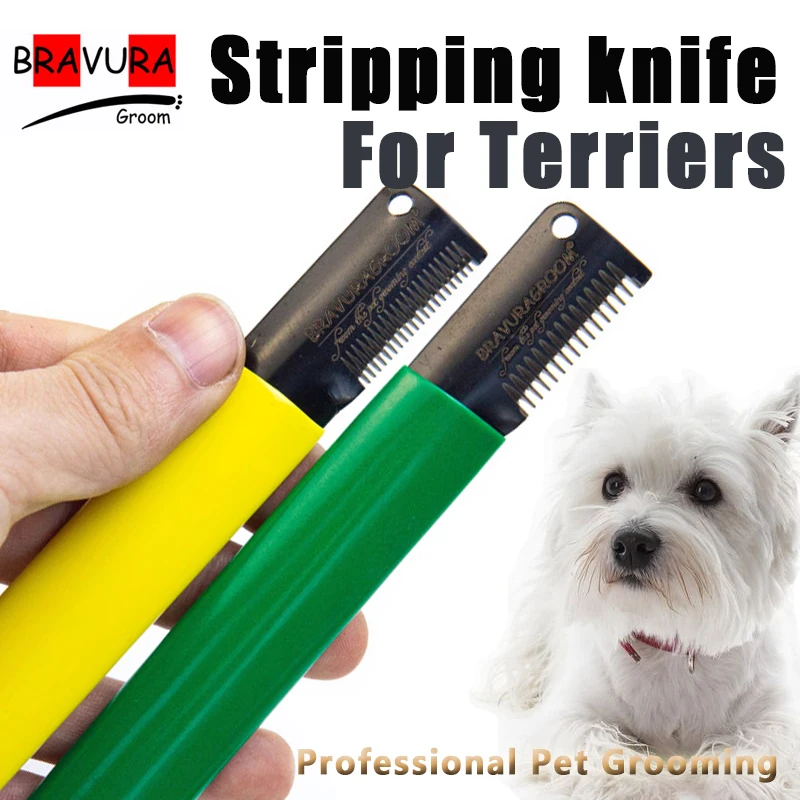 Stripping knife plucking knife for Terriers Professional Pet Grooming Pet Groomer Pet competition Pet Store