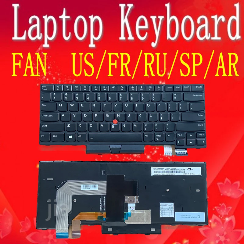 

Клавиатура для ноутбука Lenovo Thinkpad T470 T480 A475 A485 01AX573 01AX532 01AX491