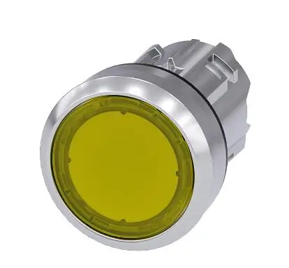 

3SU1051-0AB30-0AA0 3SU10510AB300AA0 Кнопка SIRIUS ACT, металлическая блестящая, подсветка, плоская кнопка, желтый