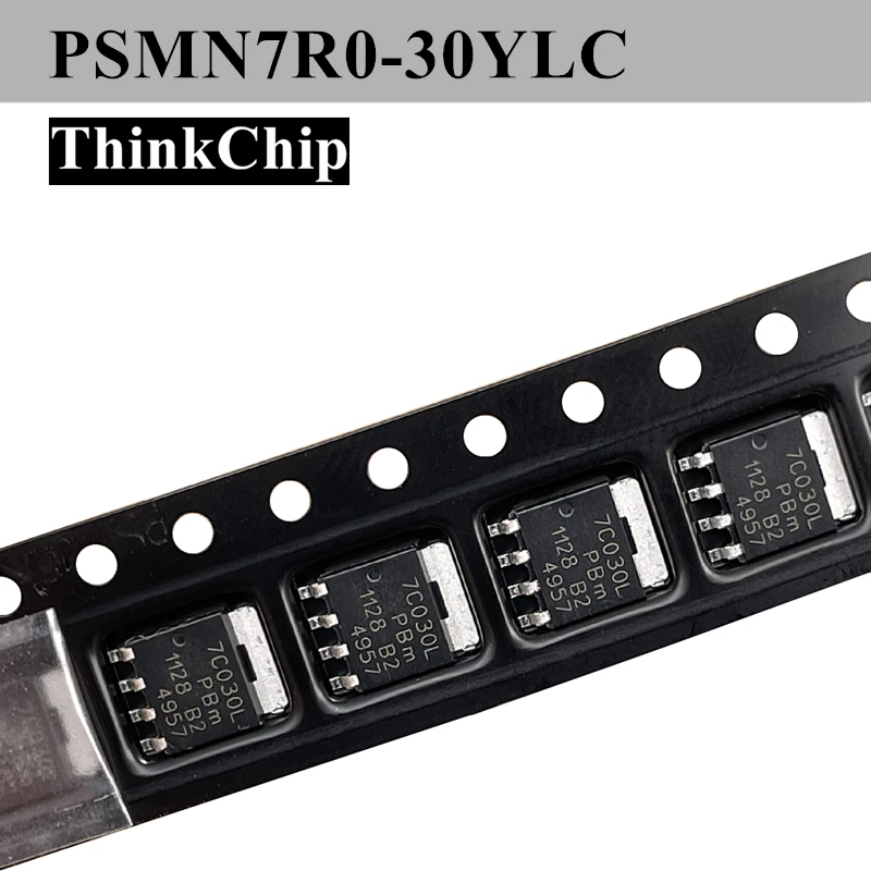 

(10pcs) PSMN7R0-30YLC 7C030L SOT-669 PSMN7R0 N-Channel 30V 7.1 mΩ Logic Level MOSFET in LFPAK Using NextPower Technology