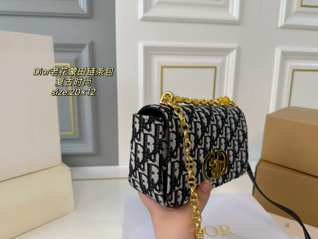Сумки на плечо Dior Женская новая сумка высокое качество через Кожаная мода