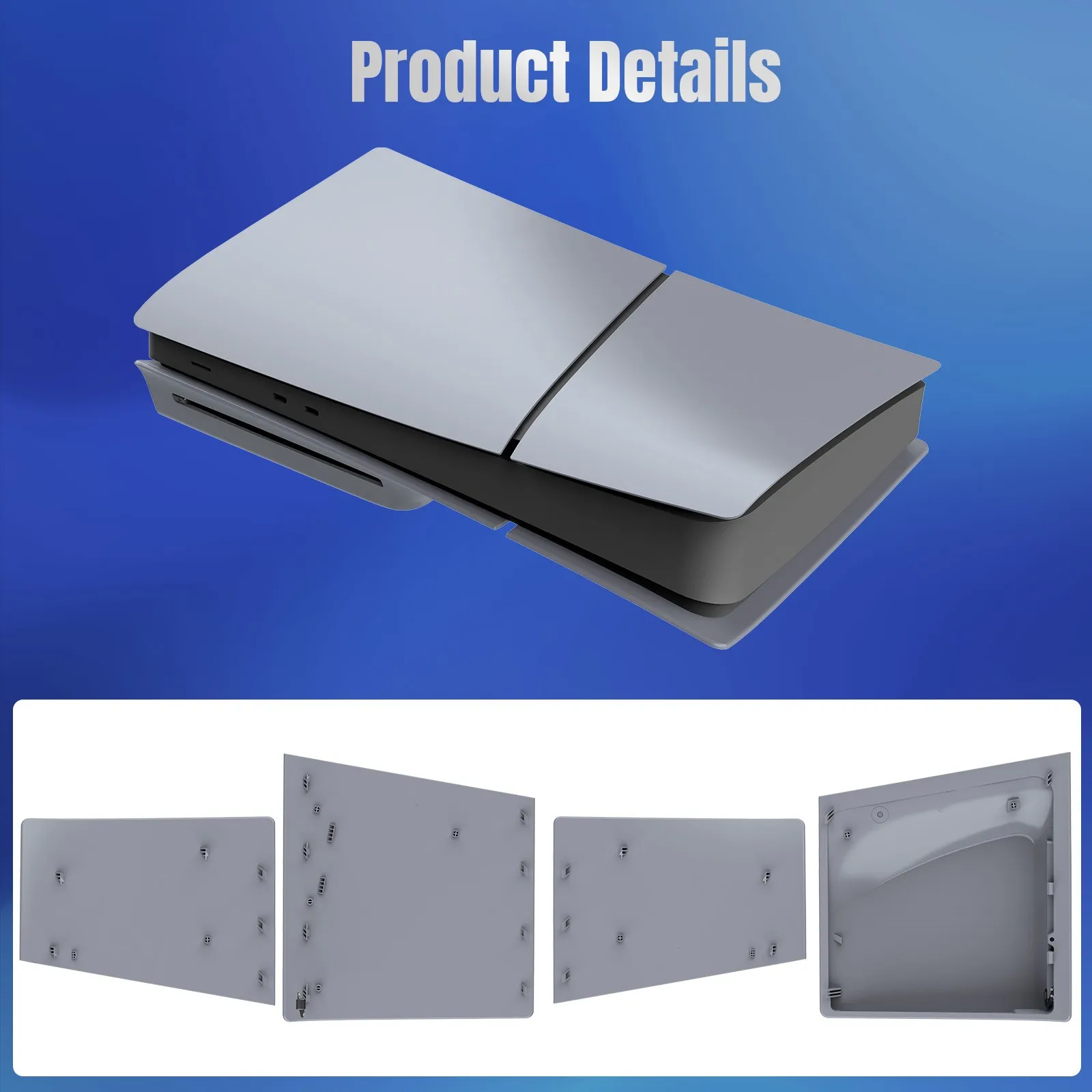Для PS5 Slim оптический приводцифровая версия, сменная панель на заказ, ограниченная серия 30th Anniversary, серый корпус игровой консоли из АБС-пластика (art.: 3920ca3a2db35) - 3920ca3a2db35