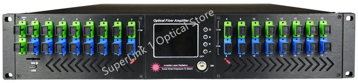 

1550nm Erbium-Doped Fiber Amplifier CATV/EDFA 16*23+wdm output (Optical Wavelength Division multiplexing) + Optical Transmit