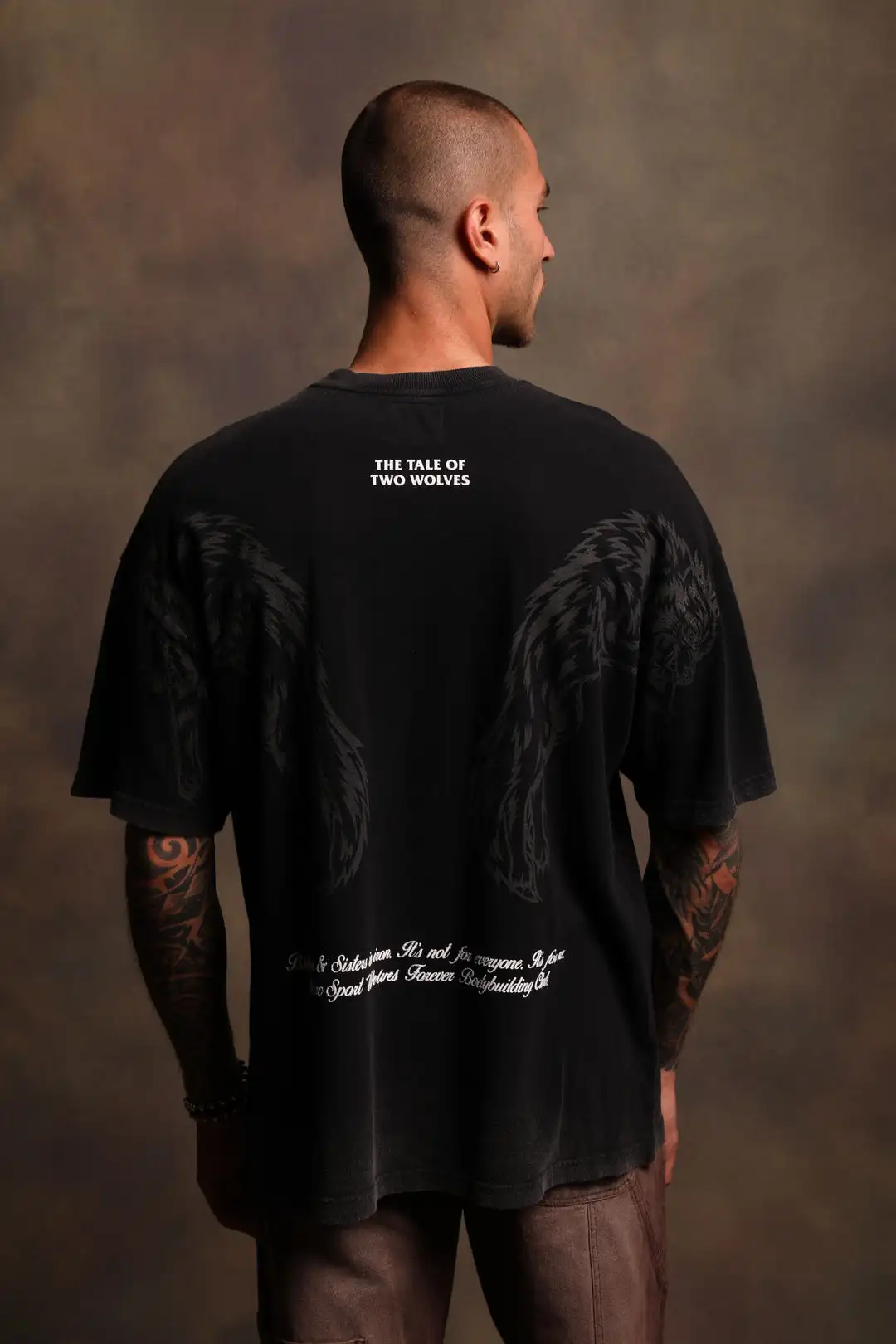 

Darcsport Wolves Club T-Shirts Oversized Workout 100% Cotton Bodybuilding Fitness Gym Men Tshirts High Quality Darcs T Shirts