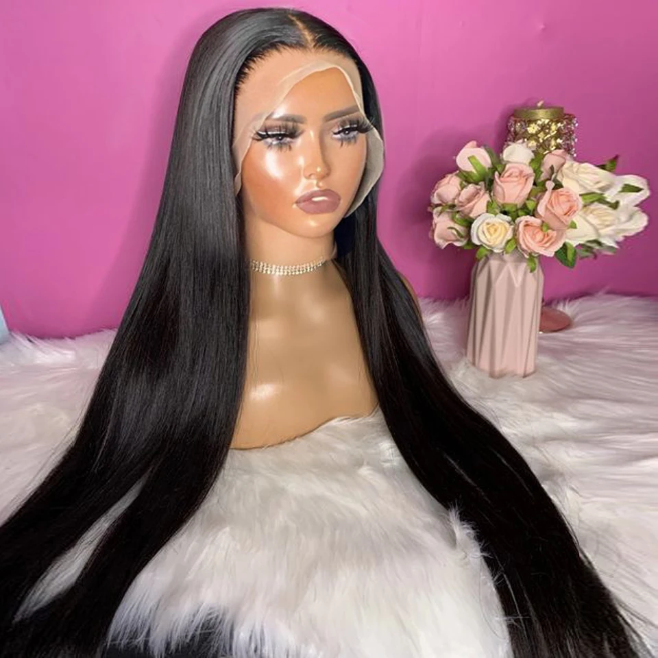 

30 Inch Bone Straight Lace Wig Brazilian Hd Lace Frontal Wig Sale 13x4 Lace Front Human Hair Wigs For Woman On Sale Clearance