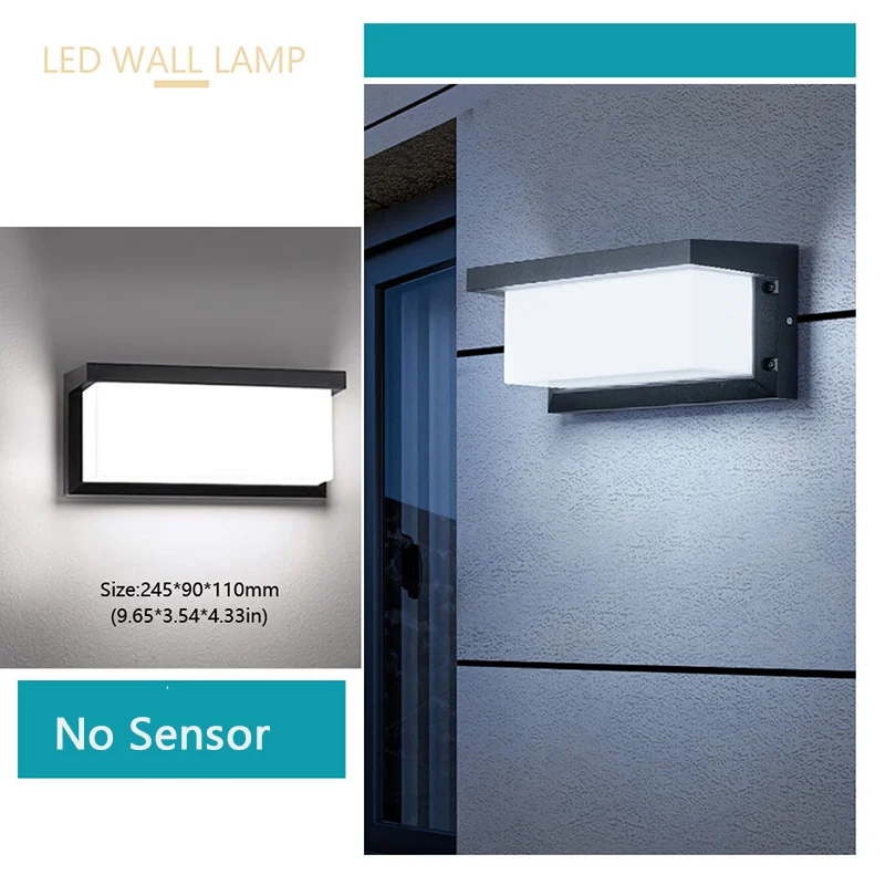 

Настенный светодиодный светильник с датчиком движения, 16 Вт/30 Вт