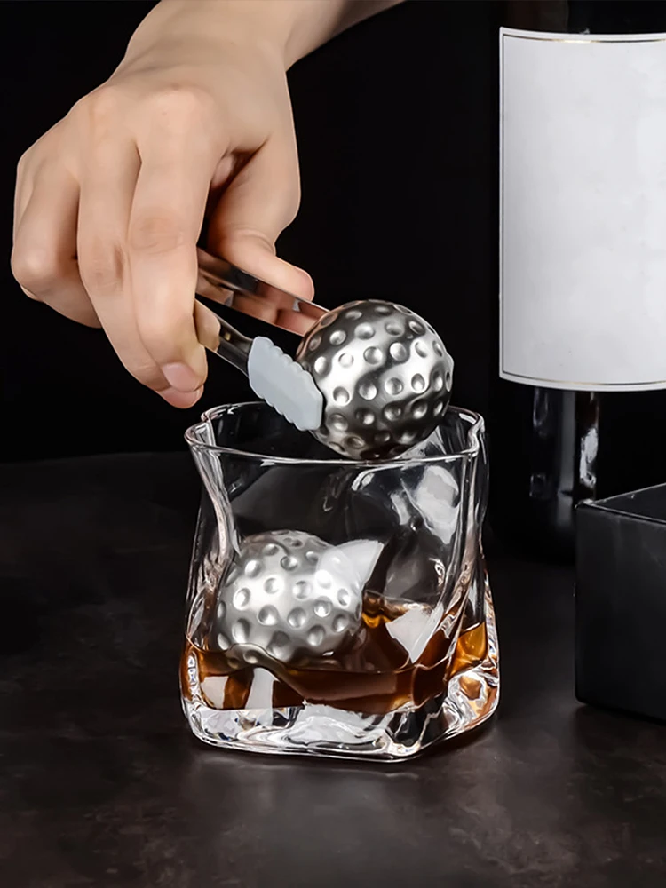 Набор металлических кубиков льда Golf для пива и виски Кубики из нержавеющей стали