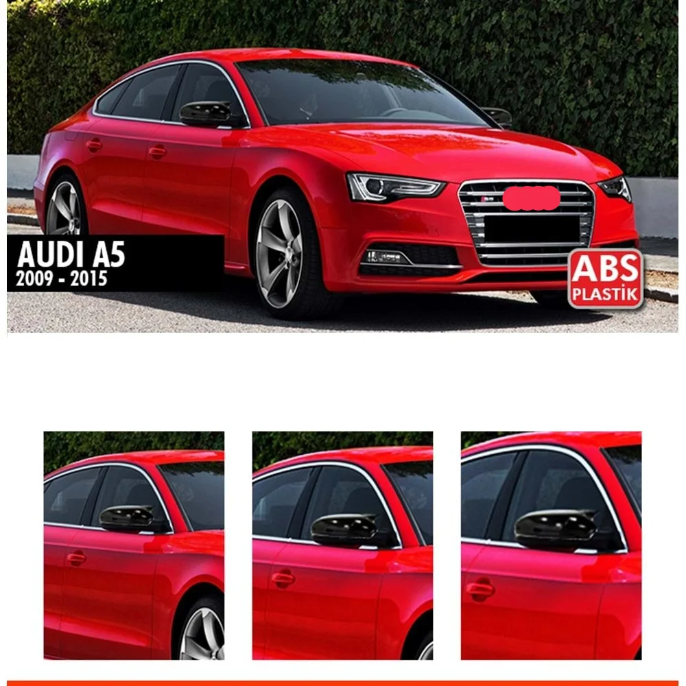 

Для A5 B8 2009-2015 Крышка для зеркала в виде летучей мыши автомобильные аксессуары крышка для зеркала заднего вида 2 шт. защитные крышки