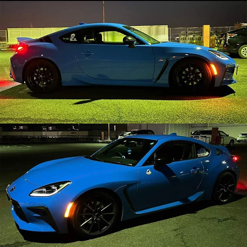 Автомобильный светодиодный бампер iJDM боковой габаритный фонарь для Subaru BRZ 2022-up