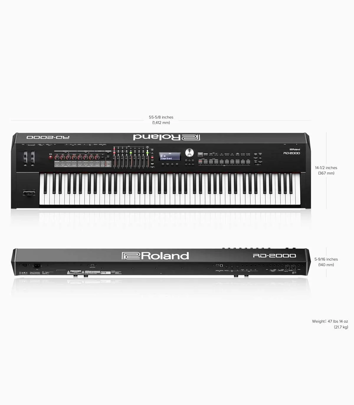Горячее цифровое пианино Roland RD-2000 EX с 88 клавишами