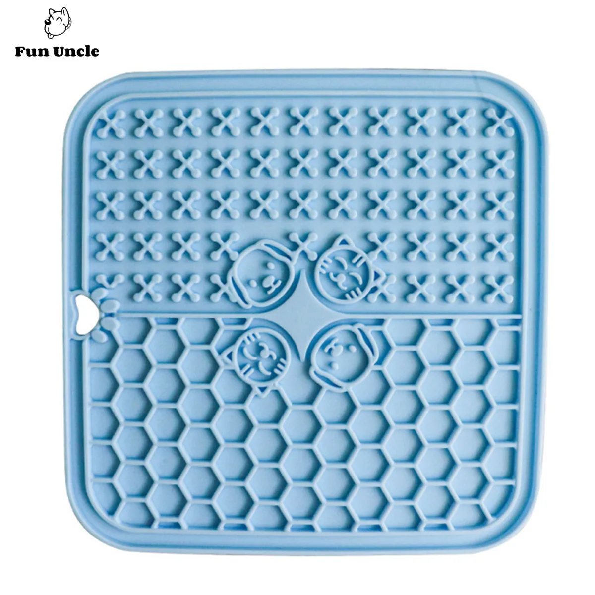 

Licking Mat for Dogs & Cats, Lick Mats Pad with Suction Cups for Dog Anxiety Relief Boredom, Dog Treat Mat for Bathing Grooming