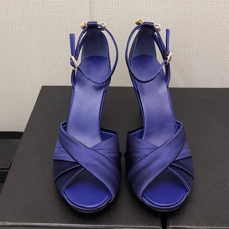 

2023 Summer Women's High Heel Sandals High Quality Pumps Luxury Ladies Casual Elegant Heels Sandalias De Mujer