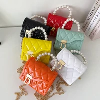 womens wholesale new rhombus jelly bag 2022 ladies fashion messenger small fragrance solid color handbags
