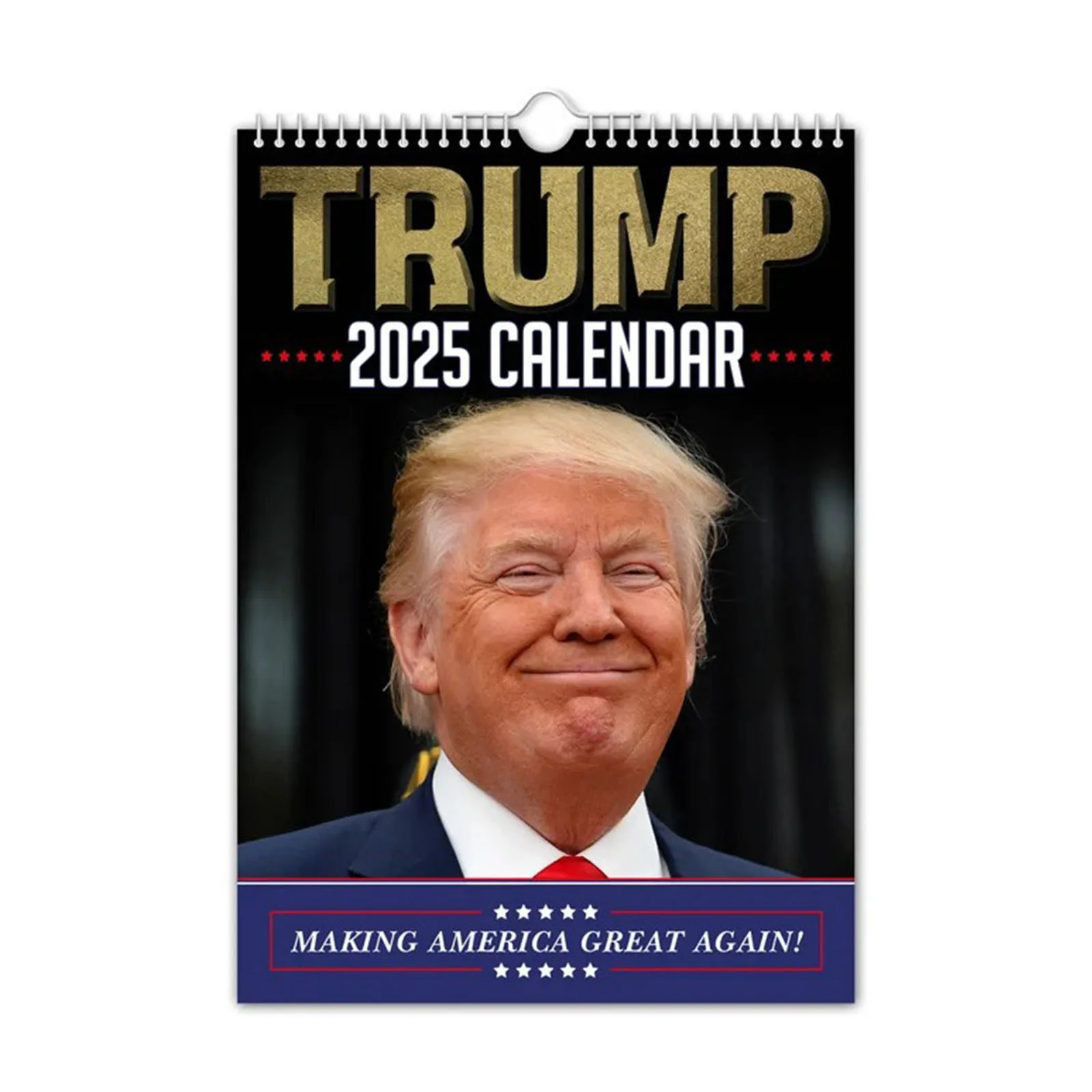 Настенный календарь на 2025 год - Дональд Трамп Исторические и забавные