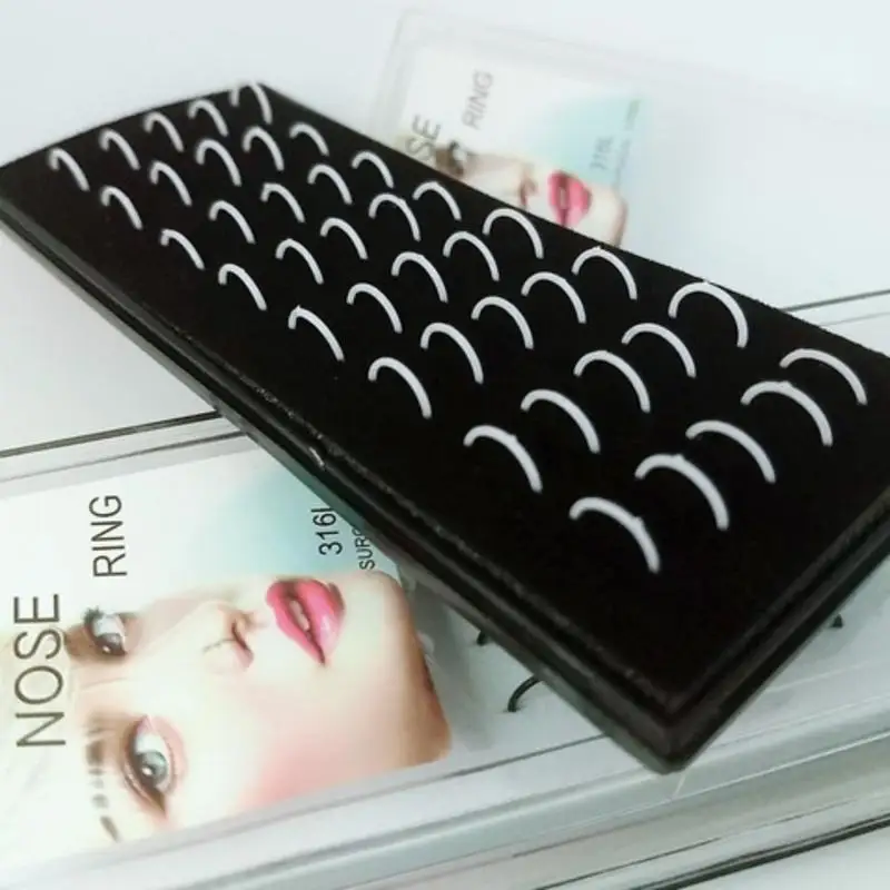 

Kit C/40 Nose Piercing/silicone White Ring