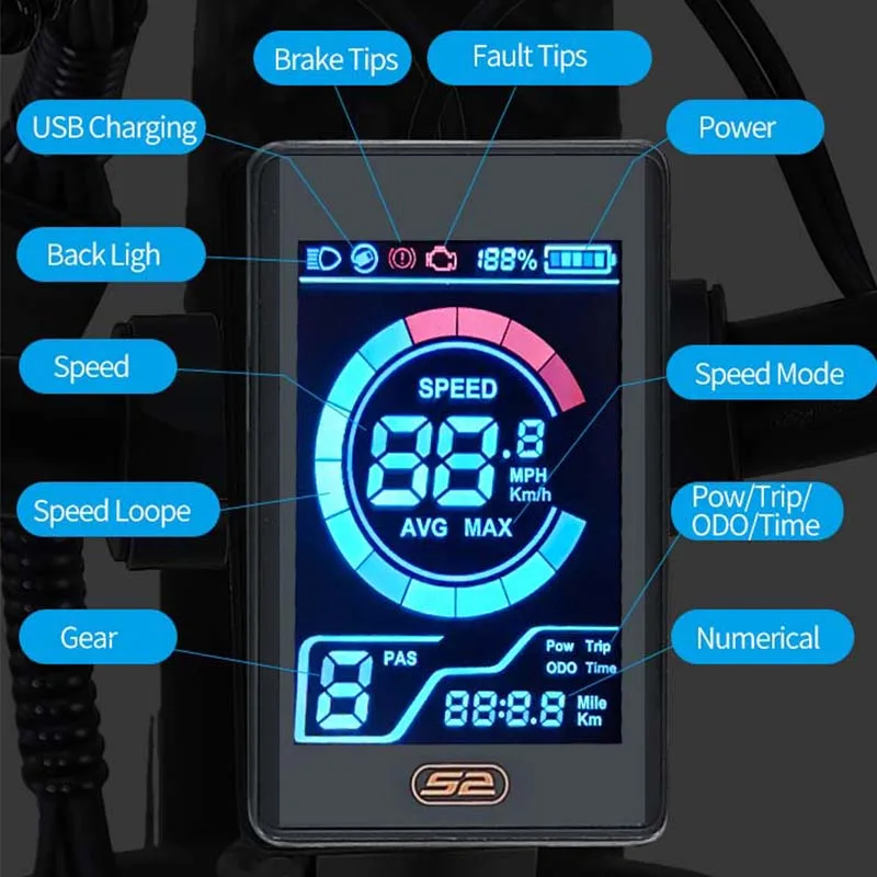 JINGHMA R5 Electric Bicycle 48V 1000W 26 inch Men's bike 4.0 Fat tires ebike Mountain electric MTB