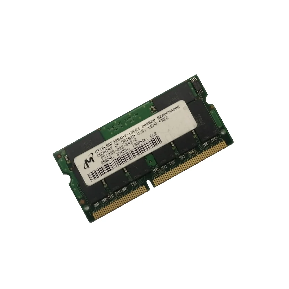ОЗУ So-Dimm 256Mb PC-133, 144-pin, SDRAM Micron MT16LSDF3264HY-13EG4