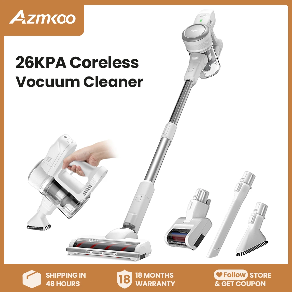 Беспроводной портативный пылесос AZKMOO V601, 26000 Па