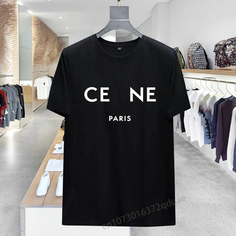 

Рубашки France Luxury T для мужчин Cotton Trend streetносит ретро-букв для печати о-шейных унисекс-футболки больших размеров футболки моды летняя одежда