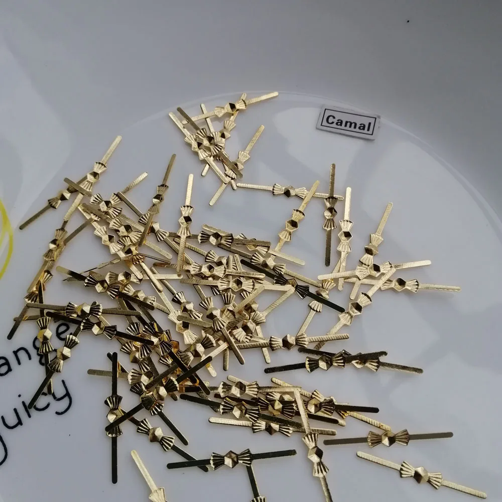Camal 100pcs 25mm Gold Metal Butterfly Buckles Bowtie Connectors Pins For Crystal Prism Beads Chandelier Pendant Lighting Parts - купить по