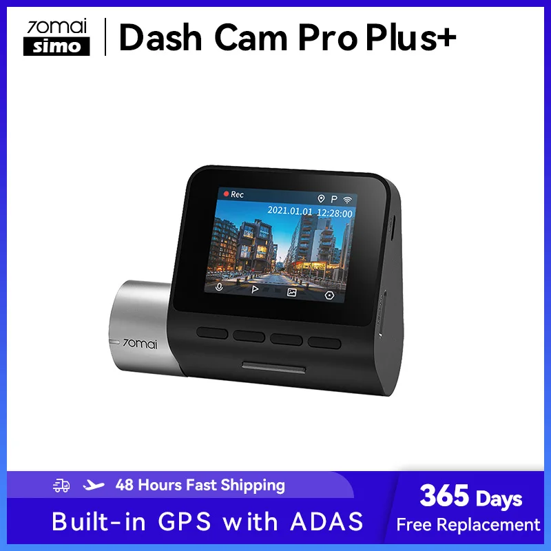 70mai A500S Dash Cam Pro Plus+ 1944P GPS ADAS Car Dash Camera Dual Vision Auto Recording Car DVR 24H Surveilance Video Recorder