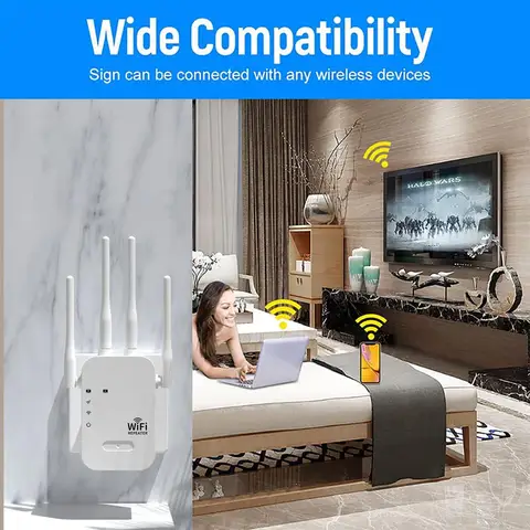 Беспроводной повторитель Wi-Fi 1200 Мбит/с