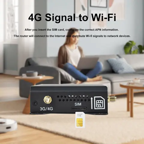 Маршрутизатор KuWFi CAT4 4G LTE 300 Мбит/с