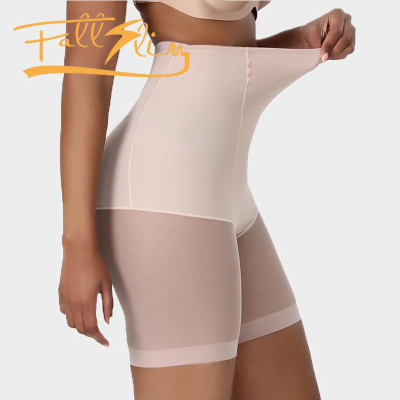 

FALLSLIM High Waist Mesh Sexy Women Shapewear Pants Waist Trainer Women's Binders and Shapers Safety Shorts Female Underwear