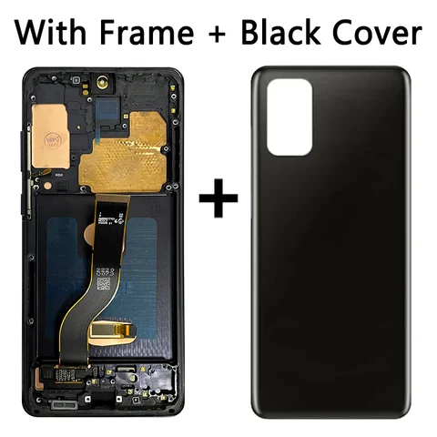 Super AMOLED для Samsung S20 + G985 G985F G985F/DS ЖК-дисплей с рамкой, цифровой сенсорный экран в сборе, дисплей S20 Plus