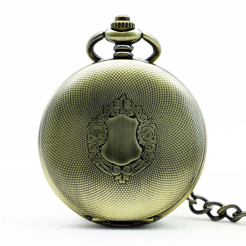 TOP Sales Bronze Steampunk Skeleton Automatic Mechanical Pocket Watch with Chain Watches Men Unisex Gifts Clock карманные часы