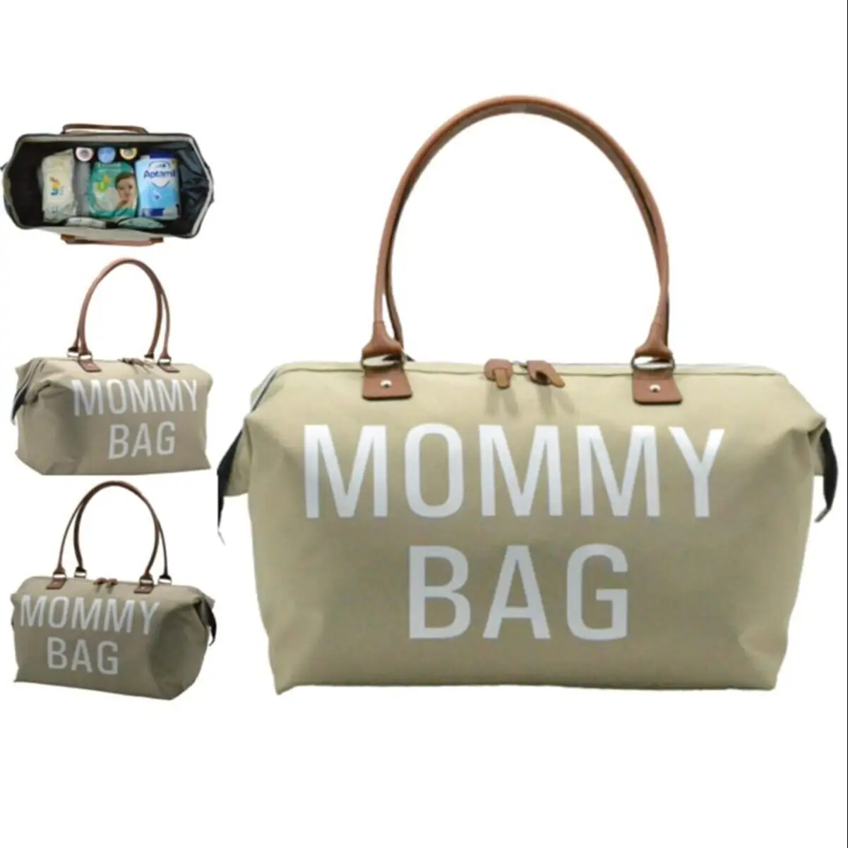 2022 MOMMY BAG Baby Care Bag Hospital and Functional Babies Organizer Daily, Travel Bag with Waterproof Fabric Thermal CHQ