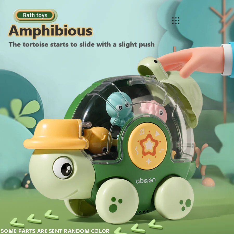 Черепаха-спиннер Игрушка Для Ванны Интерактивное Водяное Колесо Забавная Детей