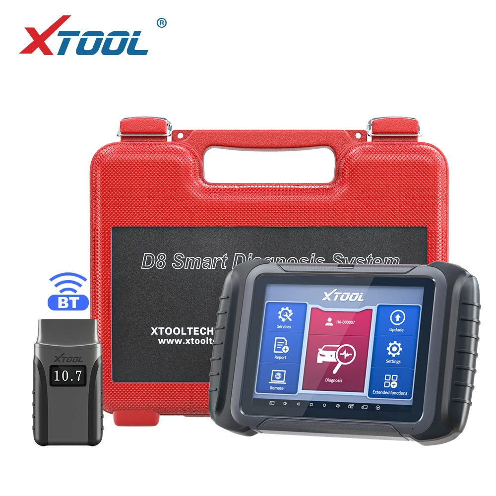 Автомобильный диагностический инструмент XTOOL D8 BT OBDII считыватель кодов ECU CAN FD 31 +