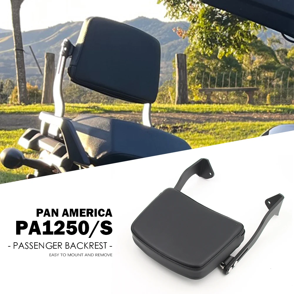 

Pan America 1250 2021 Accessories Motorcycle Passenger Backrest PA1250 Special S RA1250S Seat Rear Cushion Back Rest Pad